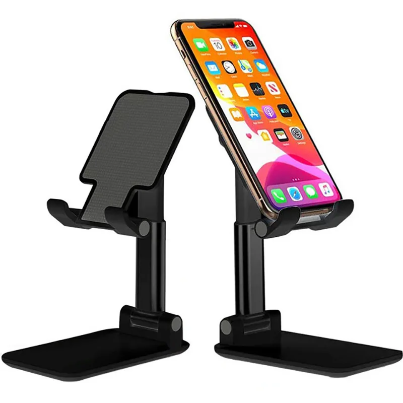 Supporto per telefono cellulare da tavolo pieghevole in ABS per iPad iPhone 16 15 Supporto per smartphone Supporto per tablet da scrivania per telefono cellulare Supporto portatile