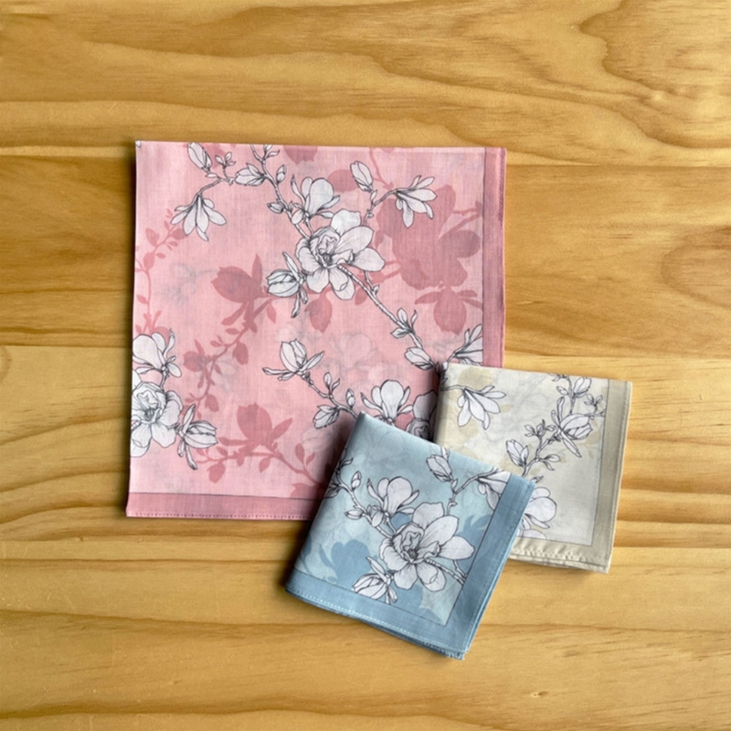 45x45cm Damska chusteczka Kolorowe Hankies Kieszonkowy kwiatowy wzór Kwadratowy hidżab