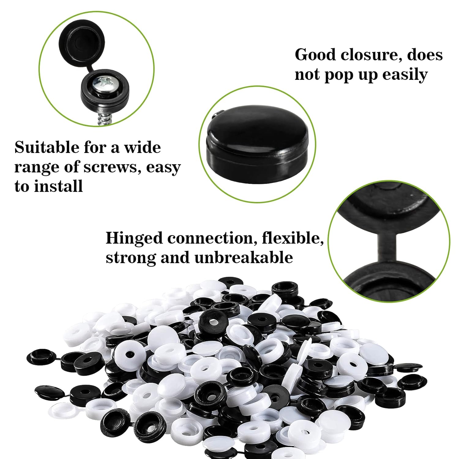 Plastic Nails Screw Cap Decorative Covers 7 Colors Car Nut Nails Protective Caps Self-tapping Screws Cover Furniture Hardware