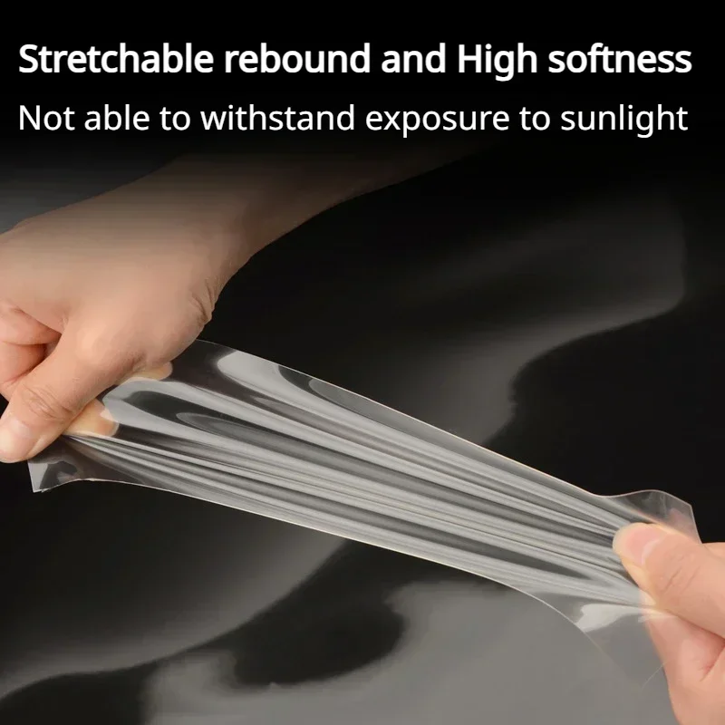 Película transparente de TPU para Tesla Model 3/Y/3 +, película protectora extendida para puerta delantera y trasera, conjunto de ropa Invisible para coche 2024