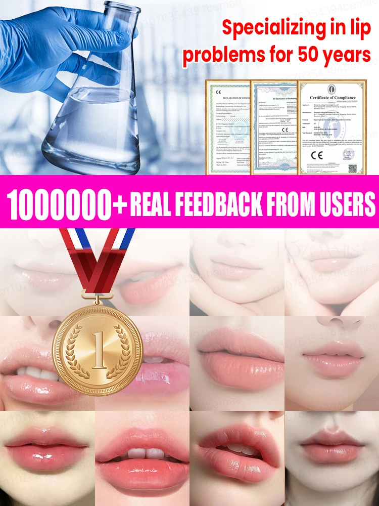 Professional and gentle formula instantlyplumps your lips and makes every smilemore charming