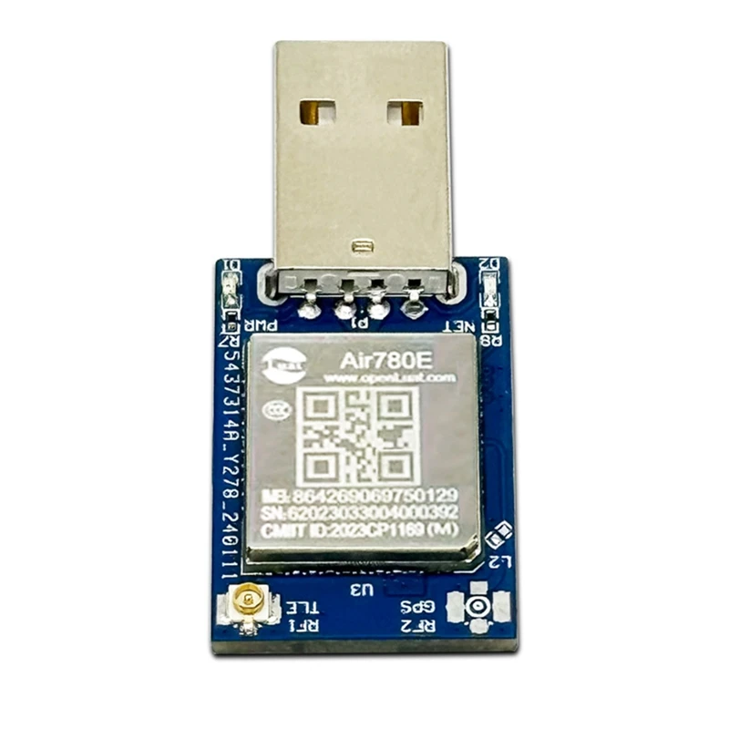 Full Netcom Module Luat Air780e 4G Module USB Internet Access Multi-Functional Convenient Portable Module