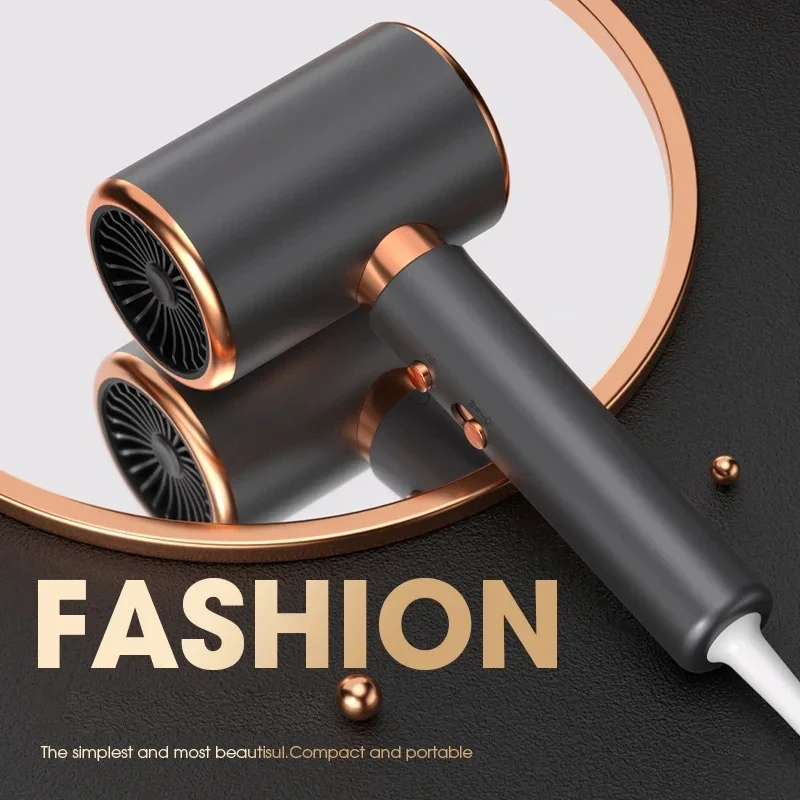 Secador de cabelo profissional para salão de beleza, 2000w, escova de ar quente e fria, iônico negativo, forte potência, 5a engrenagem, secador de cabelo com pente