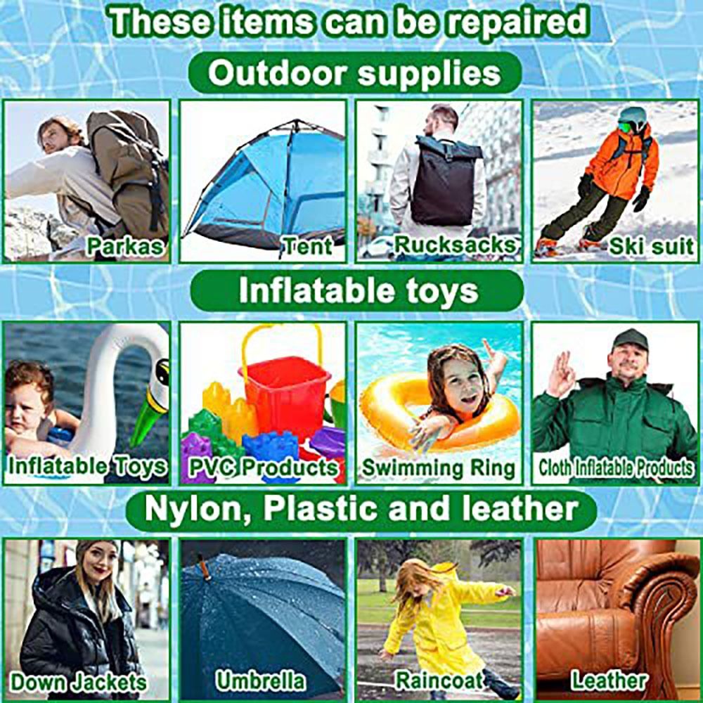 Waterproof Pool Repair Patch Inflatable Patch Repair Kit Outdoor Repair Patch for Inflatable Pool Bounce House