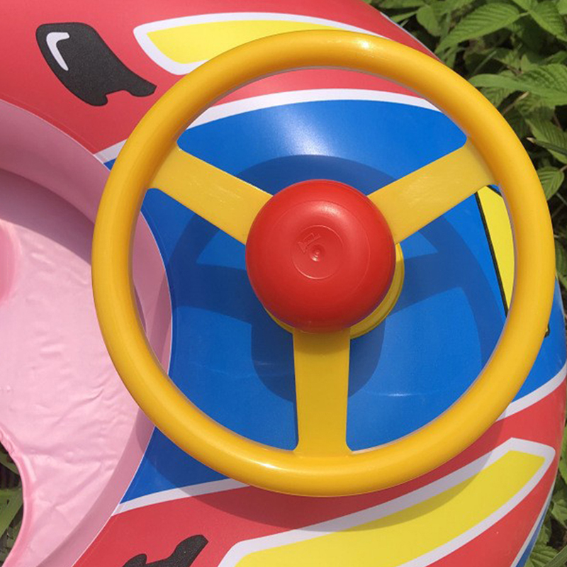 Baby Lenkrad Auto Boot Schwimmen Float Ring, Baby aufblasbare Pool Floatie, Badewanne Spielzeug, Pool Zubehör