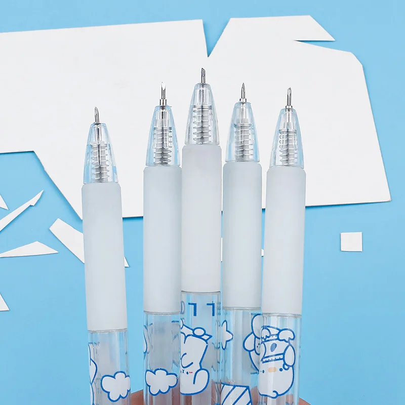 Nghệ Thuật Tiện Ích Bút Dao Cắt Dán Thêu Sò Cắt Thể Hiện Hộp Dao Dùng Học Thủ Công DIY Tiếp Liệu