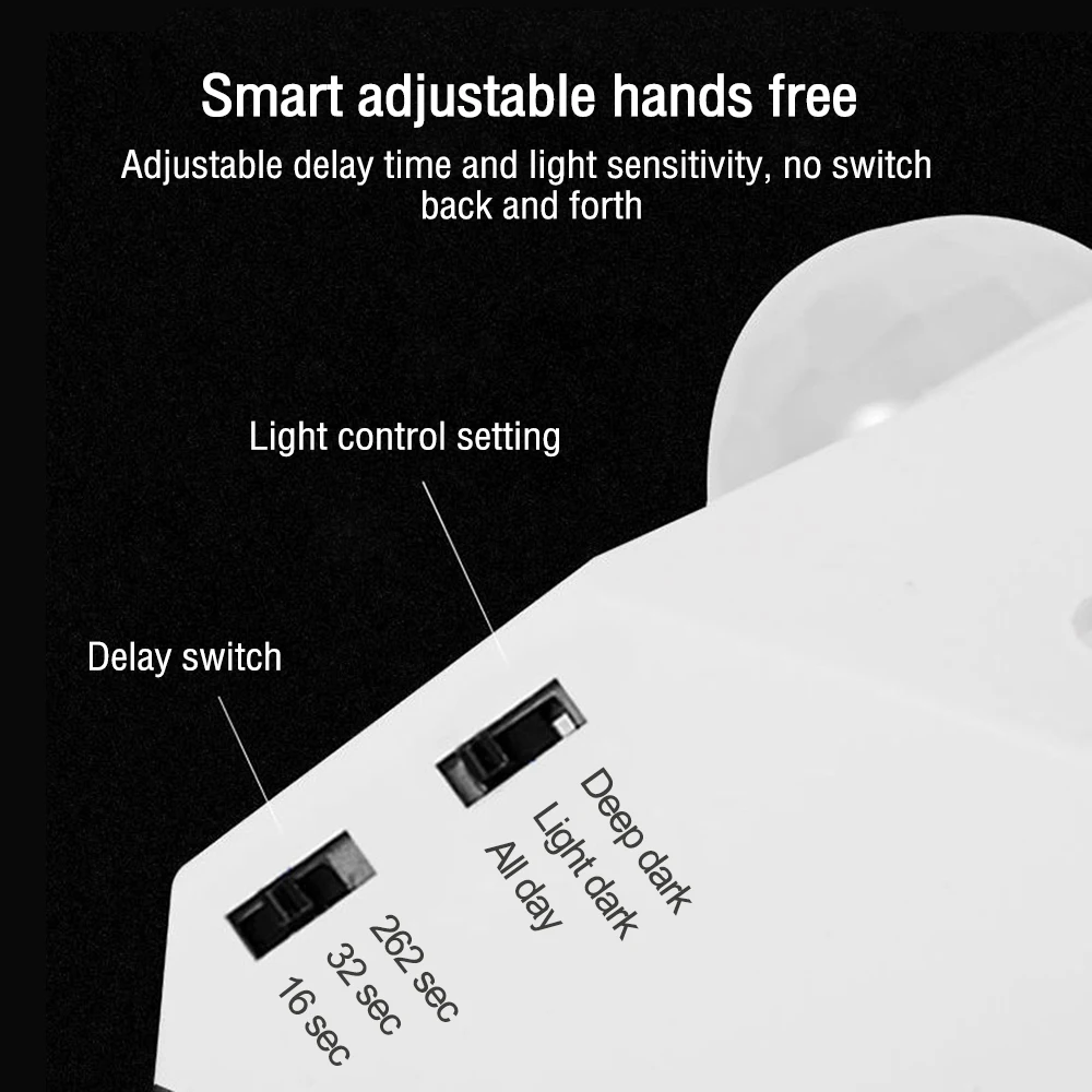 Smart 85V-265V PIR Induktion Infrarot Motion Sensor E27 LED lampe Basis Halter Mit licht Control Schalter birne Sockel Adapter