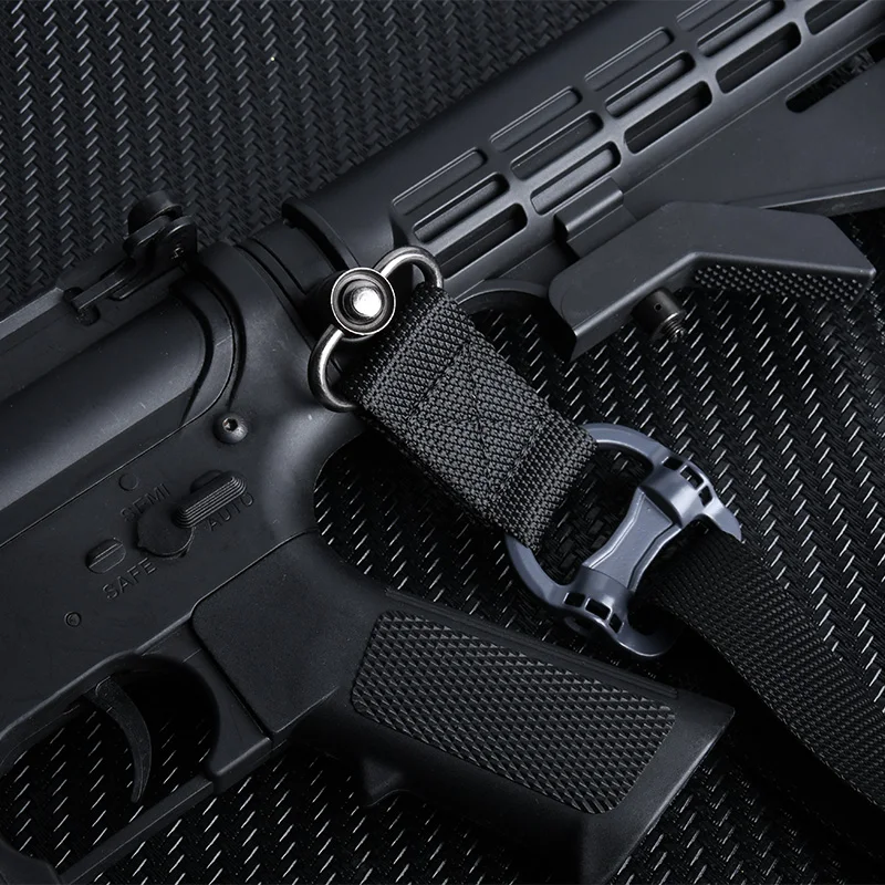 Tactical Adjustable MS4 Quick Detach QD Metal Swivel 2 Point Multi Mission Rifle Sling Quick Release Single Point Rifle Sling