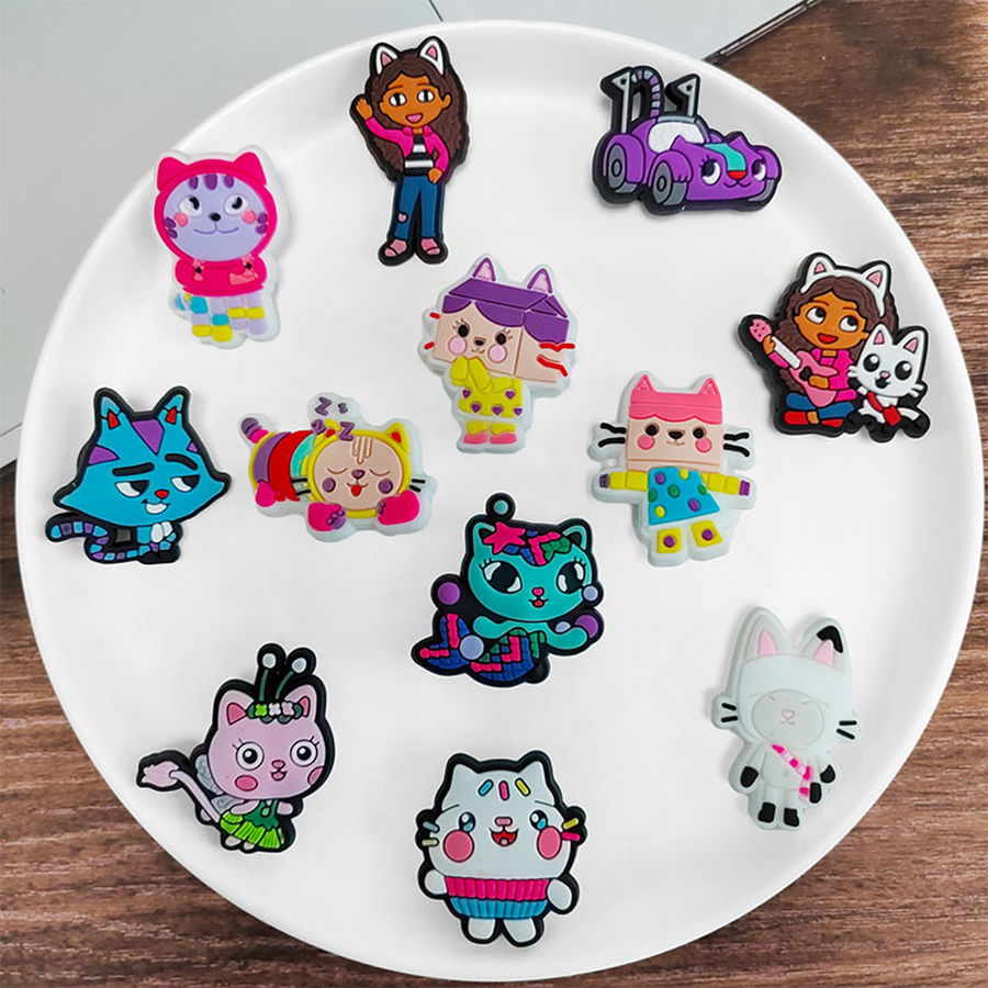 12 Uds. De dijes para zapatos de dibujos animados, dijes para decoración de zapatos, lindos dijes para zapatos para Croc, niños, niñas, hombres, mujeres, regalos de fiesta de cumpleaños