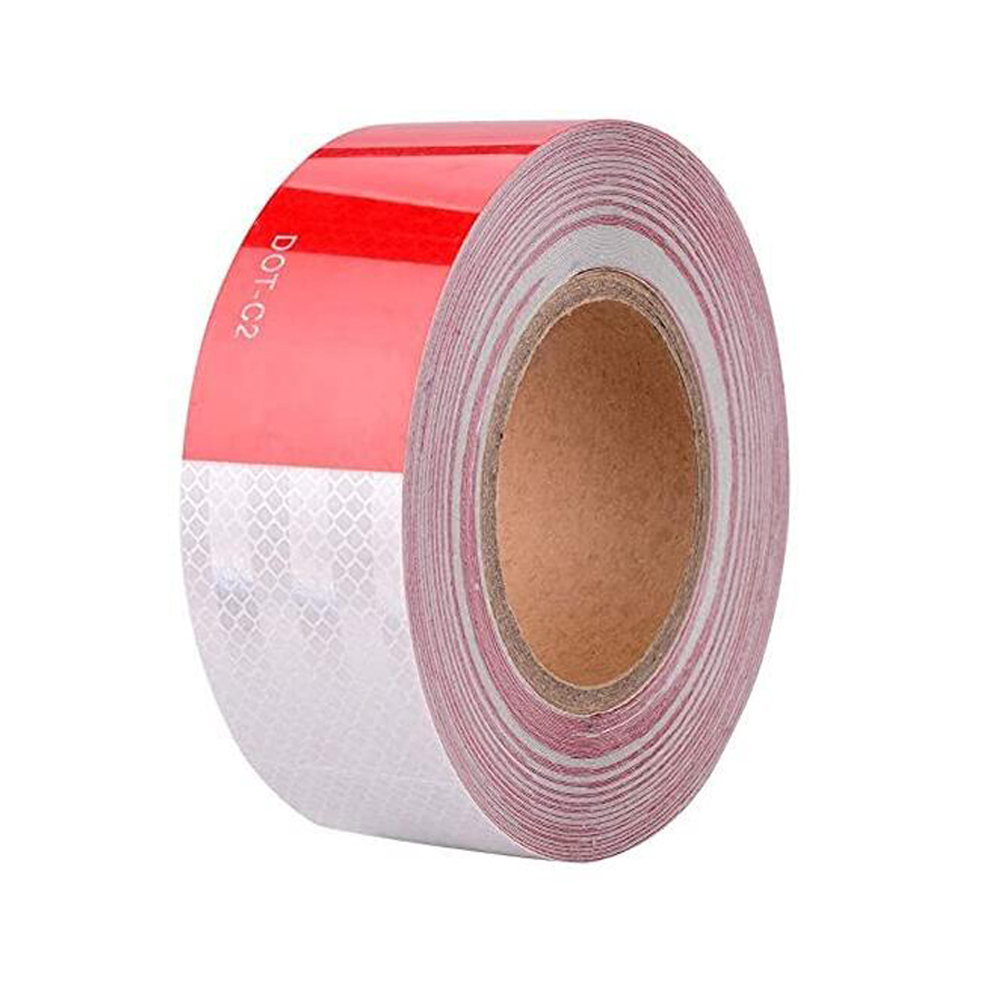 DOT-C2 Conspicuity Safety Reflective Tape Red White For Trailer