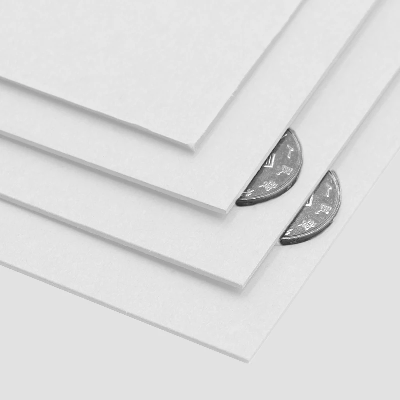 5 Stück A4 1 mm 1,5 mm 2 mm 3 mm weißer Karton weißer Karton hartes dickes Papier für DIY handgemachte Form Album Cover Paket Paintin