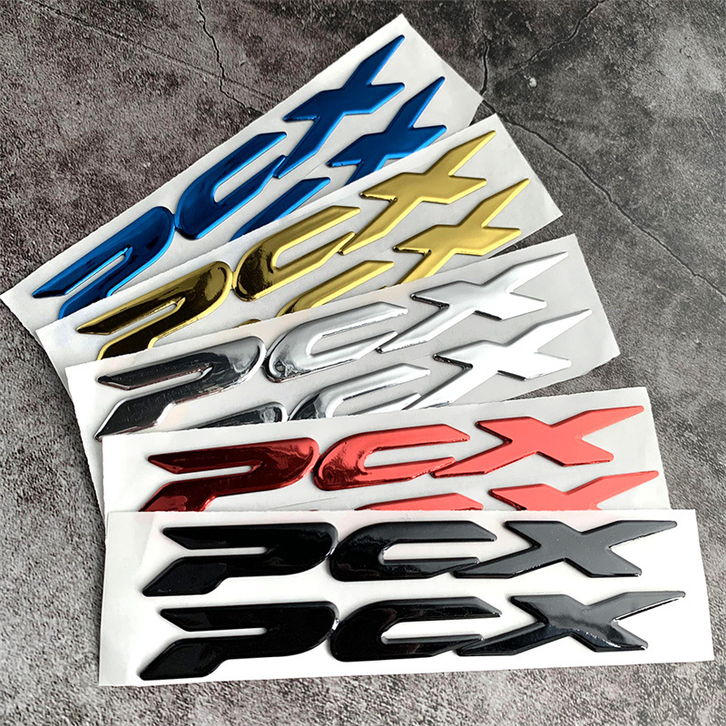 3D Motorcycle Stickers Pcx Emblem Badge Logo Decals Tank Scooter Tail for Honda Pcx PCX150 125 PCX125  Motorcycle Accessories