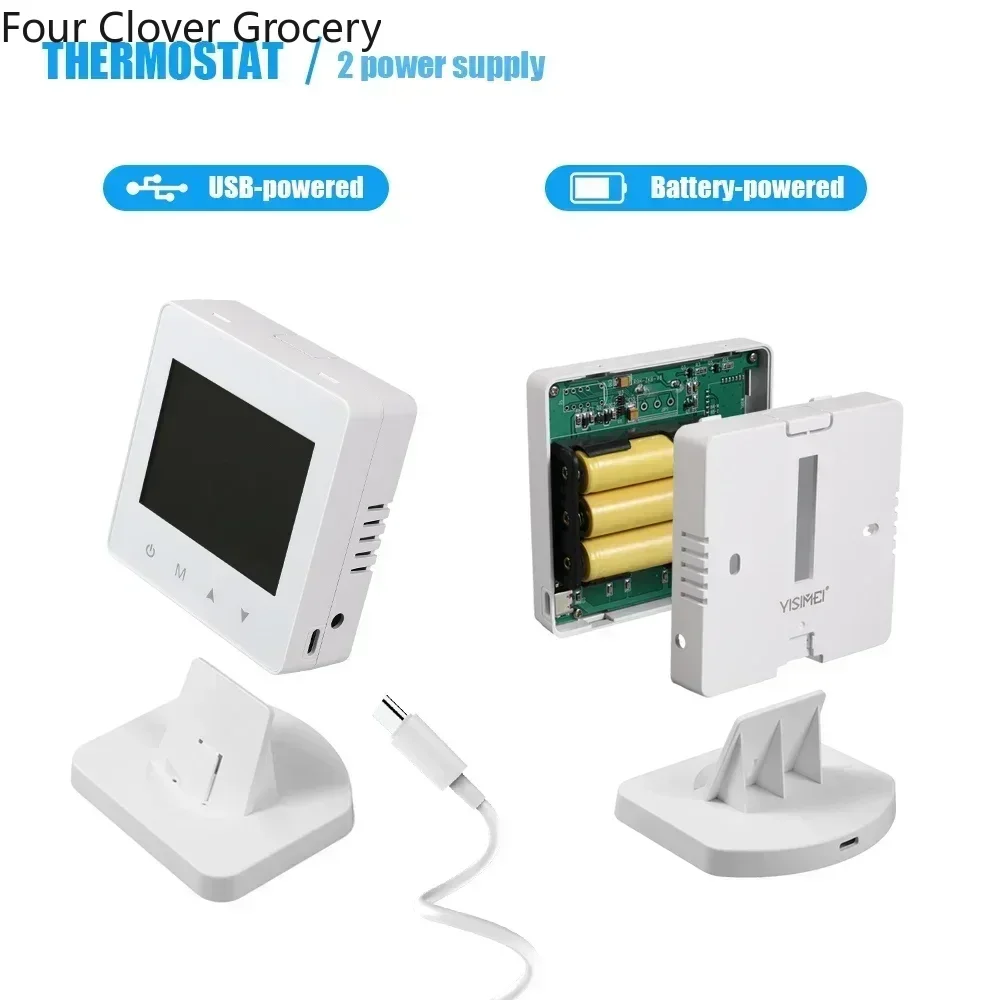 Termostato WIFI inteligente Tuya para caldera de Gas, calefacción de habitación, controlador de temperatura RF para el hogar, termostato programable, Google Alexa Alice
