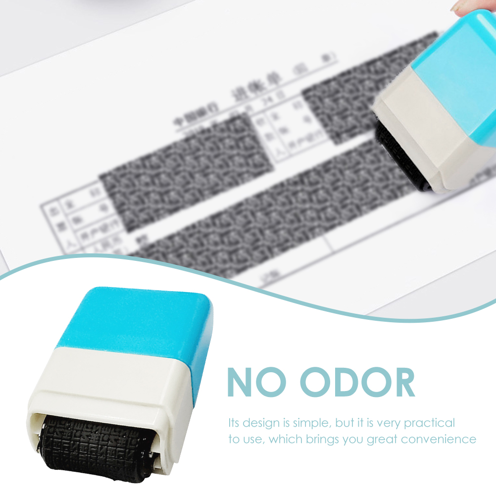 Confidential Garbled Seal Privacy Protection Roller Confidentiality Rollers Personal Private Graffiti Stamp Plastic