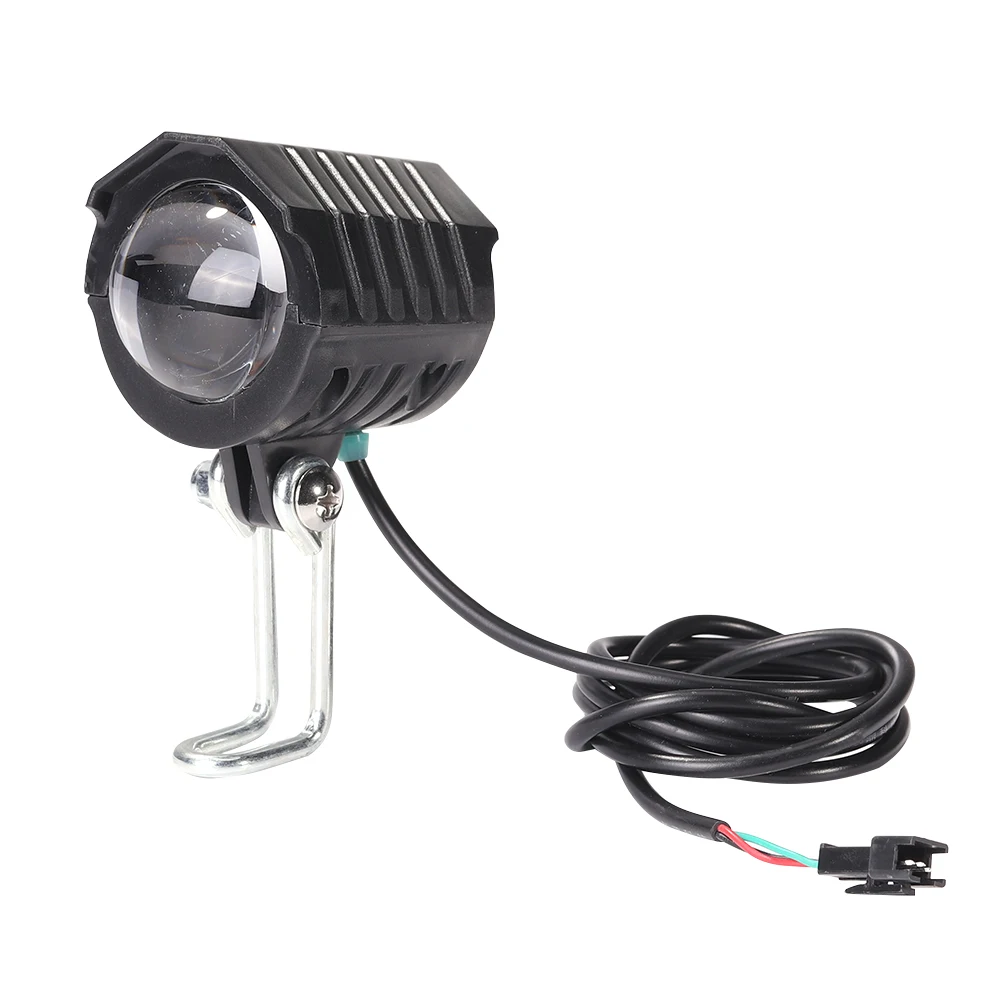 防水スクーターホーン,2 in 1,電気フロントライト,オートバイランプ,電動スクーターアクセサリー,48-80v