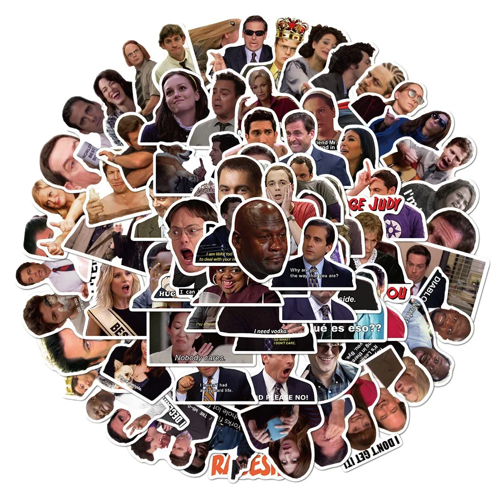 クラシックなTVステッカー,日曜大工のスクラップブック,ノートパソコン,文房具,ギター,車のステッカー,おもちゃ,50個,100個