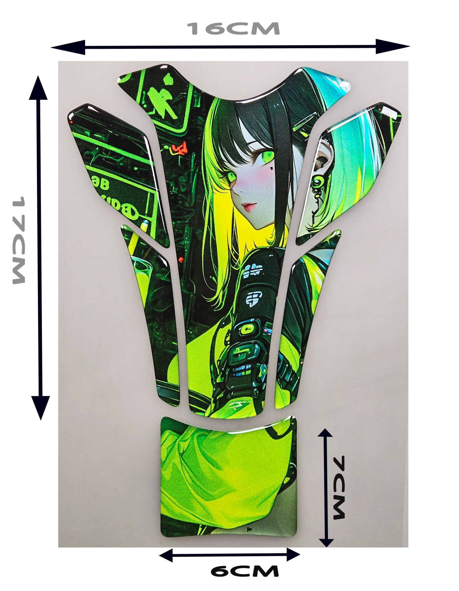 Универсальная бак для мотоцикла, накладка на бак, 3D наклейки на бак, защита масла и газа, защита бака для SUZUKI YAMAHA, бесплатный брелок