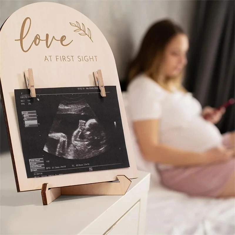Cadre Photo à ultrasons pour bébé, cadre Photo à Sonogramme, cadeau de grossesse, annonce de bébé, souvenir pour Couples, nouvelle maman, papa