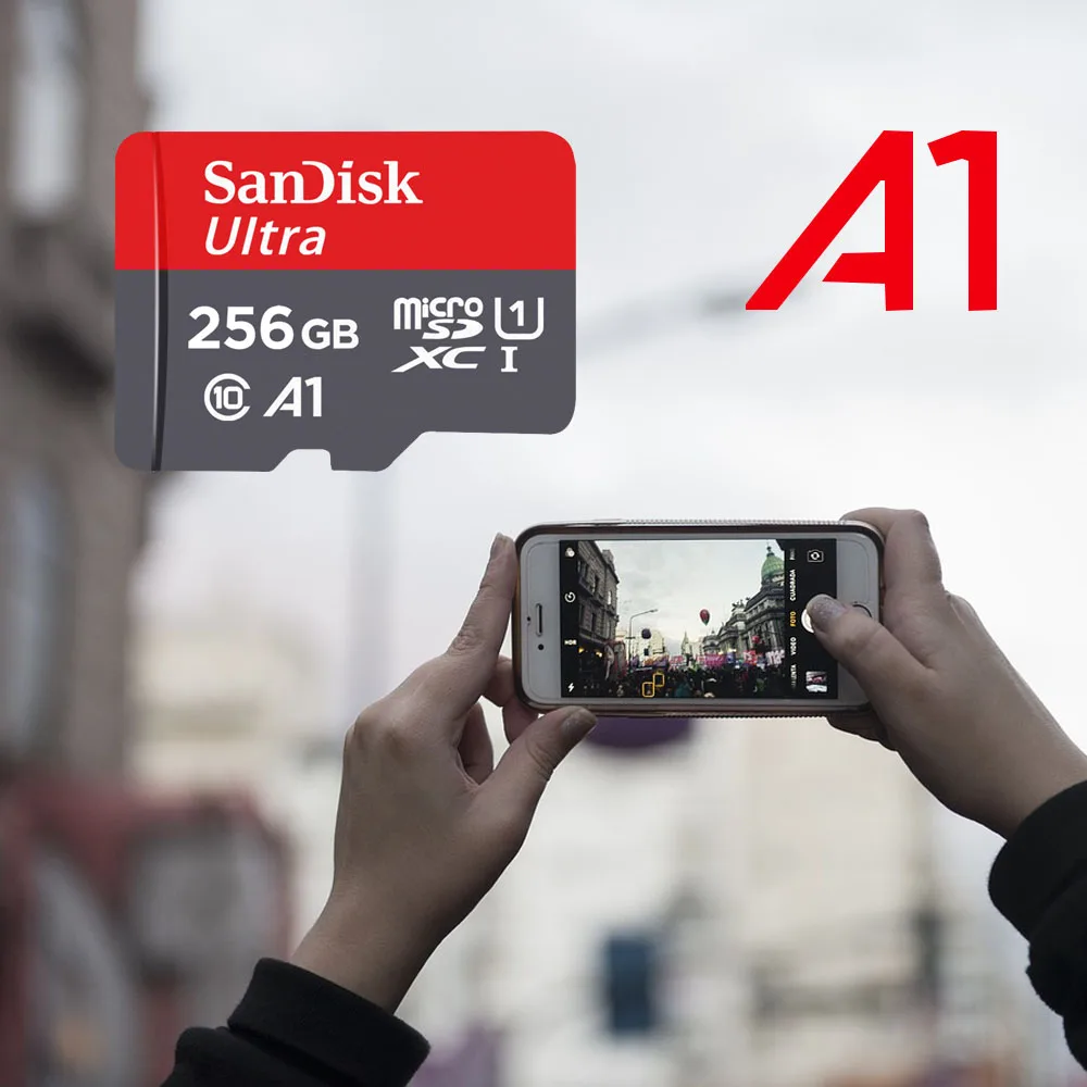 SanDisk การตรวจสอบวิดีโอความทนทานสูง 64GB 128GB 256GB การ์ดหน่วยความจํา Ultra 32GB TF Card Extreme/Extreme PRO 4K UHD MicroSD C10