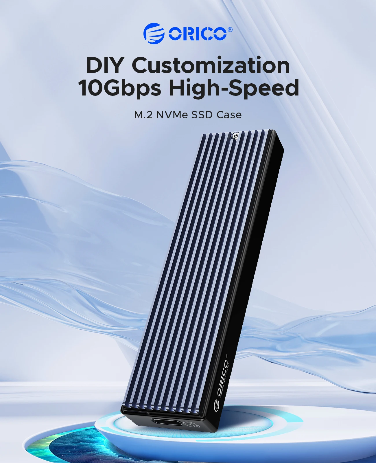 ORICO M2 SSD Case NVMe USB Type C Gen2 10 Гбит/с PCIe SSD Case M2 SATA NGFF 5 Гбит/с M.2 NVME Enclosure Disk Box M.2 SSD Case