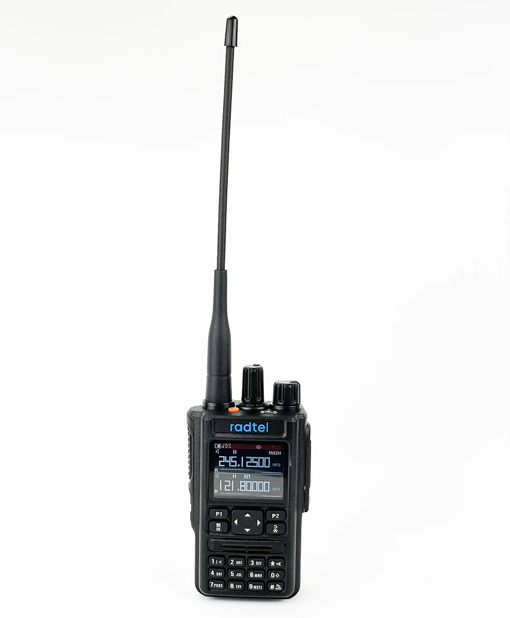 Radtel RT-490 GPS Bluetooth APP Amateur Ham Zwei-Wege-Radio 256CH Air Band Walkie Talkie USB-C VOX SOS LCD Polizei Scanner Luftfahrt