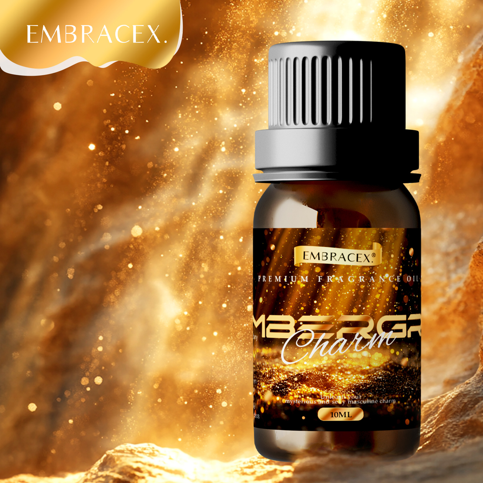 10ml Ambergris Essential Oil Men'S Essential Oils Gifts For Father/Brother For Perfume Making DIY Candle/Soap Skin Hair Care