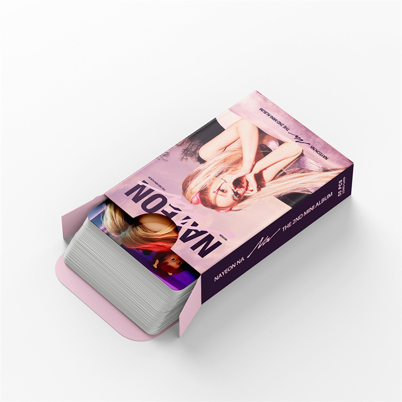 Kpop Two Lomo Cardアルバム、nayeon "na" 、2番目のミニアルバム、フォトカード、ファンコレクション、ギフトポストカード、55個/セット