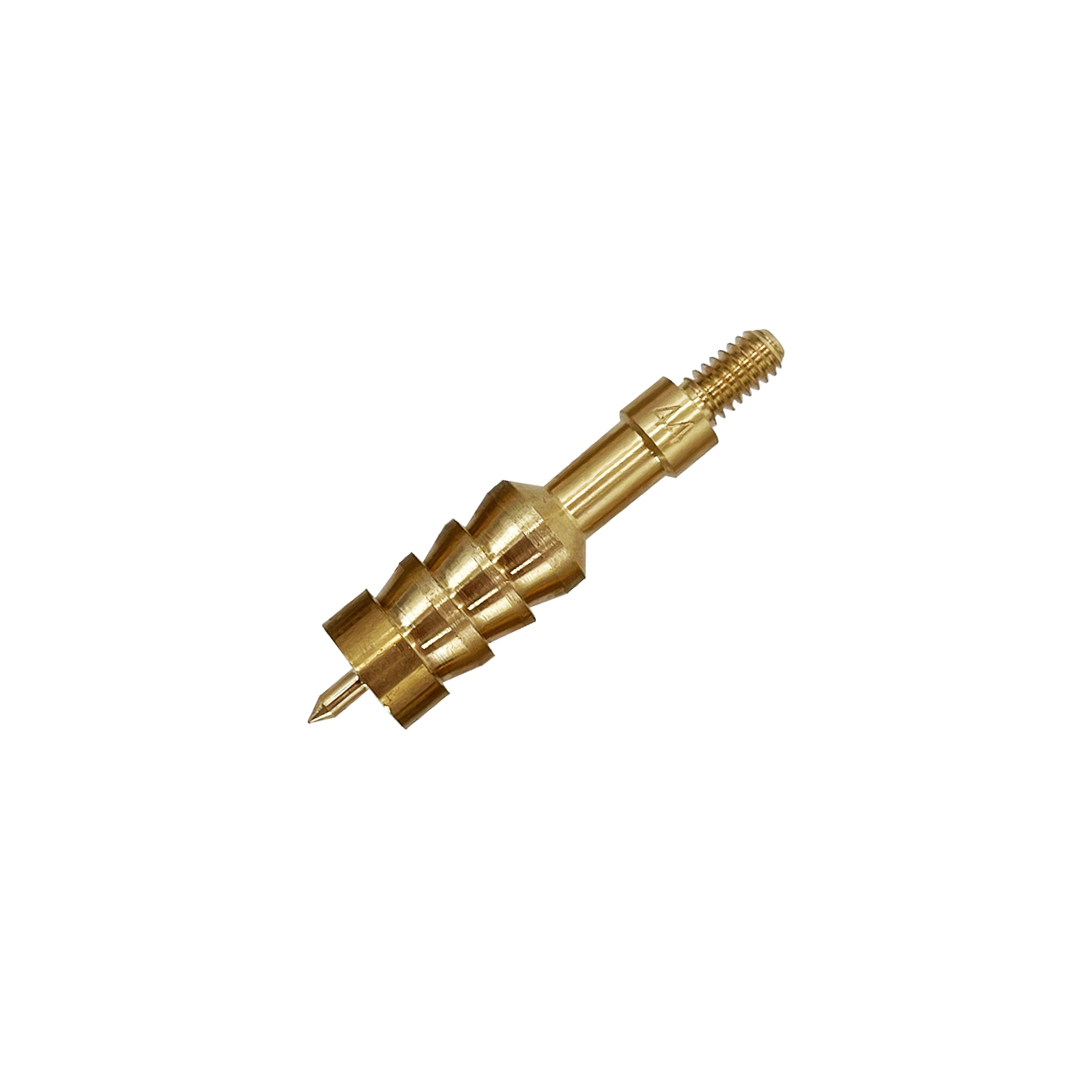 1 Pcs Solid Gun Cleaning Jag Spear Pointed Brass Jag Brush Slotted Tip Gun Cleaning Slotted Patch Loops 8/32 threads