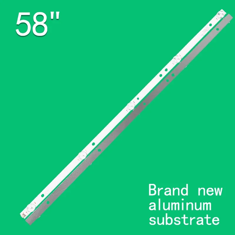 สำหรับ58 "ทีวี JS-D-JP58DM-051EC(81225) E58DM100 3030-5S1P R72-58D04-005 57514-1T.60034.10P 5LED 3V 575มม.