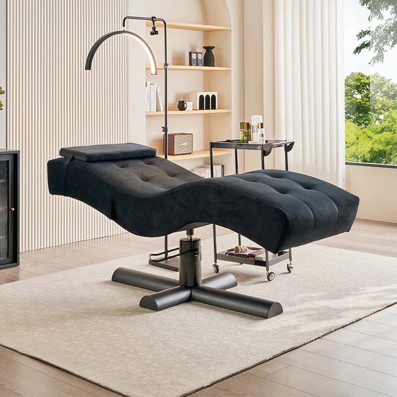 Cabeça de hidroterapia facial mesa de massagem salão de beleza camas de cílios cama de cuidados de beleza spa móveis uso doméstico lazer lounge cadeira