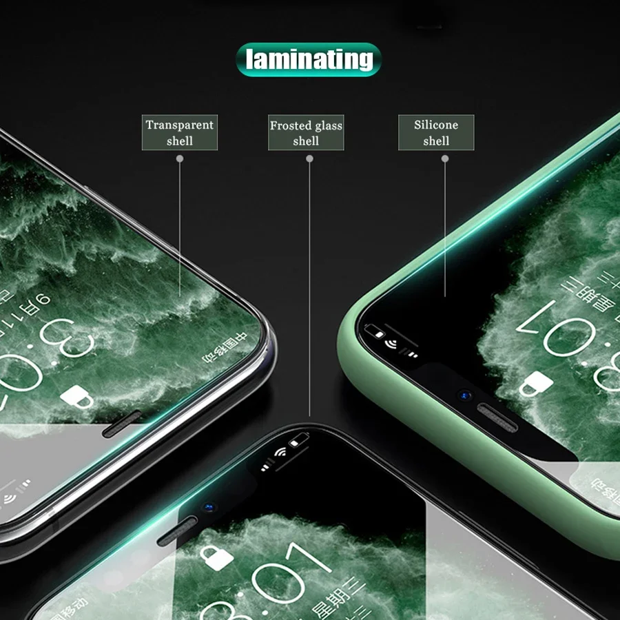 3 uds cubierta completa de vidrio templado para iPhone 7 8 6 6S 14 15 Plus SE 2020 Protector de pantalla para iPhone 13 12 11 XR X XS Max Pro Mini