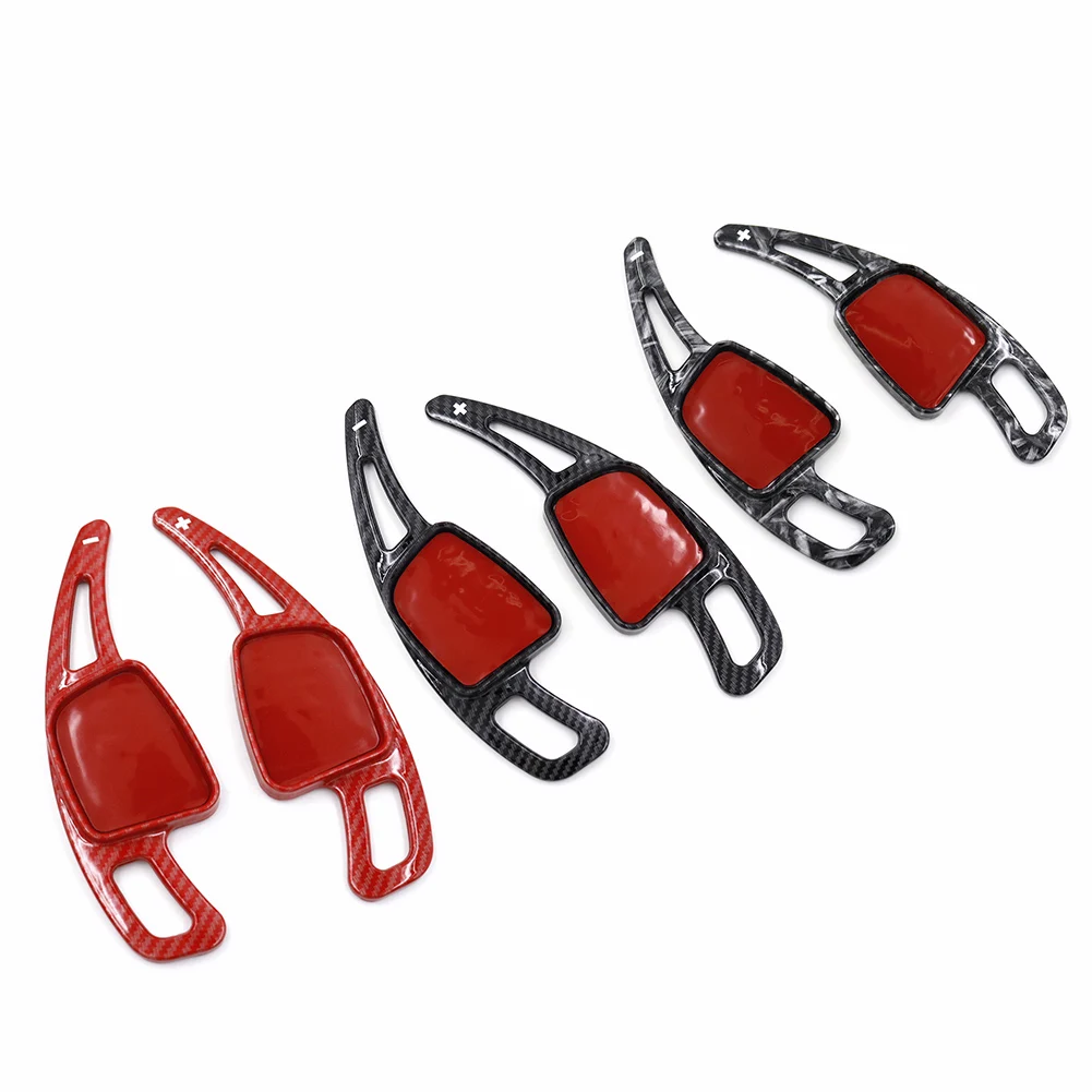 1 Pair Car Steering Wheel Shift Paddle Shifter Extension For Audi A3 A4 A5 S3 S4 S5 SQ5 SQ7 Q2 Q3 Q5 Q7 TT TTS