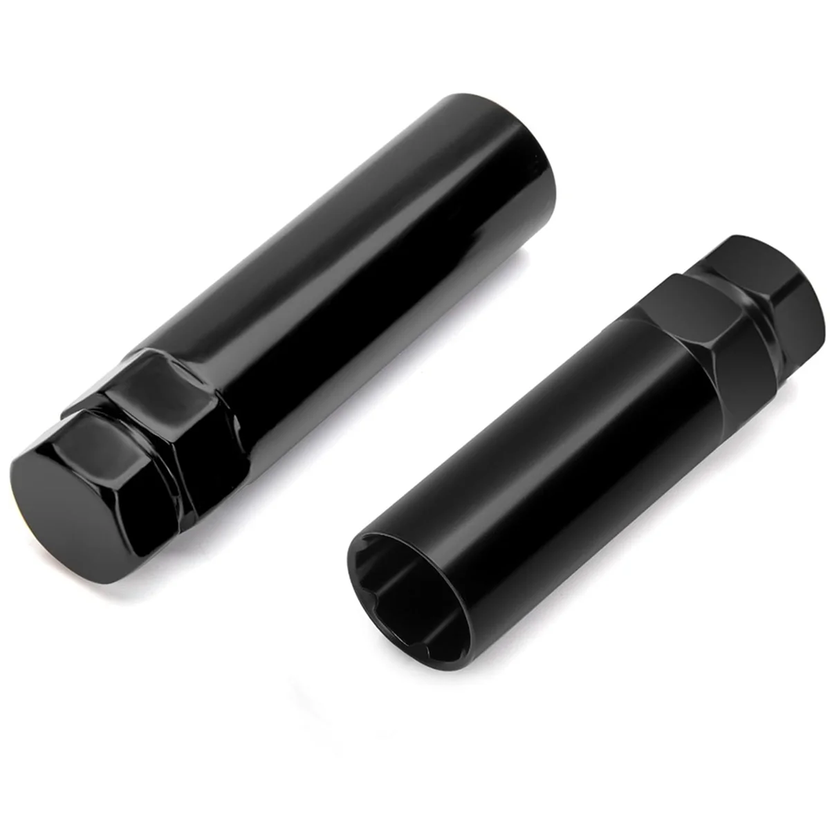 Kleiner 6-Spline- und 7-Spline-Steckdosen-Kraftstofffelgen-Radmutter-Schlüsselschlüssel für Aftermarket-Radio 14 x 1,5, 14 x 2,0, 12 x 1,5, 12 x 1,25 XY
