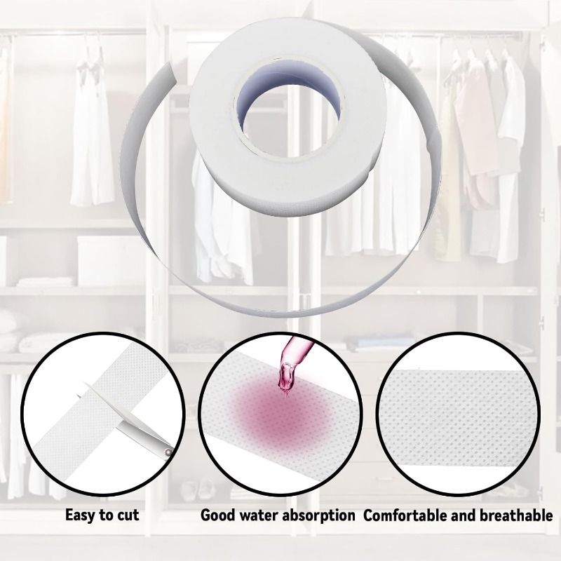 Absorb Sweat Collar Sticker Cuff Sweat Absorbing Adhesive Tape Shirt Anti Dirty Collar Stickers Hat Anti Sweat Penetration Patch