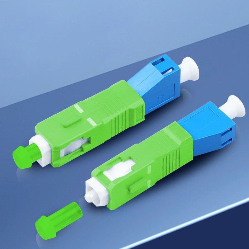 1PC SC/APC do LC/UPC SC męski na LC żeński hybrydowy Adapter światłowodowy złącze światłowodu jednomodowy Adapter optyczny