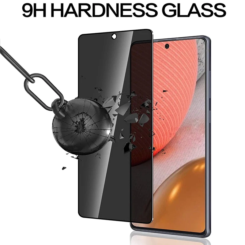 1-4 шт. Защитная пленка для экрана Samsung A53 A13 A52S A52 A32 A12 A55 A51 A72 A22 A33 A73 A21S A54 S10E S20FE Антишпионское стекло