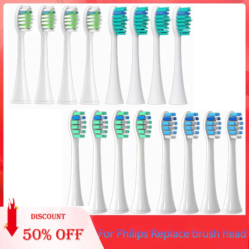 Сменные насадки для зубной щетки Philips Sonicare серии HX3/HX6/HX9 HX3210/3211/6150/6500/6510/6530/9342/6730