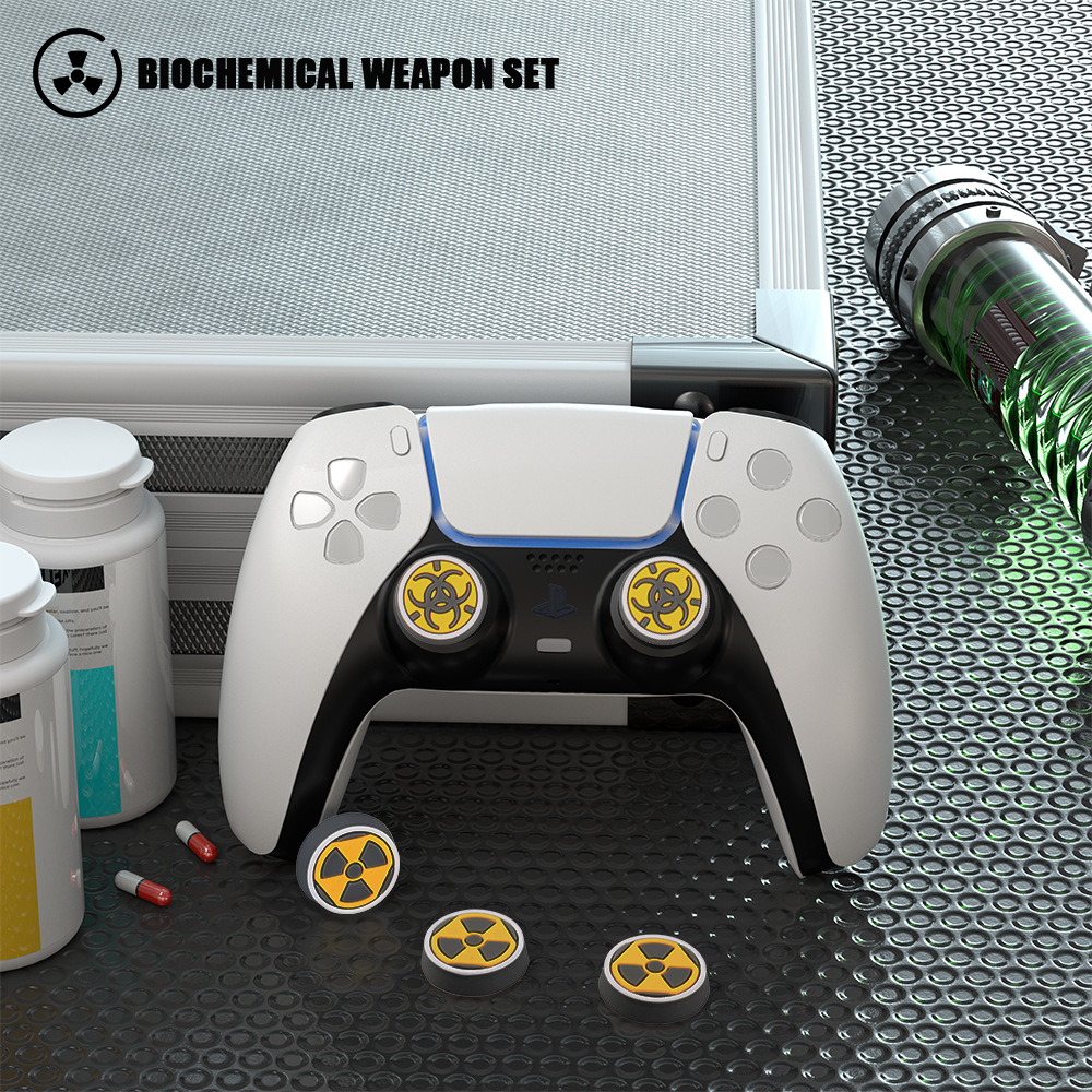 クールゲームシリコーン親指スティックグリップキャップジョイスティックカバーソニー PS5 PS4 PS3 Xbox One スリムシリーズ X/S スイッチプロサムスティックケース