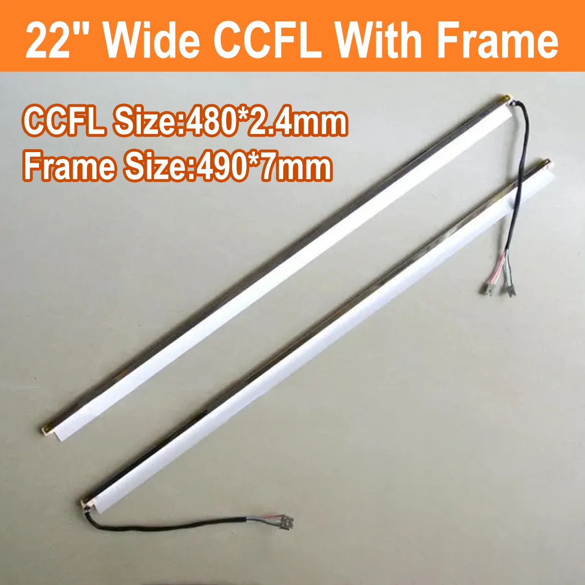 2 CÁI 22 '' inch rộng kép đèn CCFL với khung HÌNH, đèn LCD đèn nền với nhà ở, CCFL với bìa, CCFL mét x 2.4 mét 480, FRAME: 490 mét x 7 mét