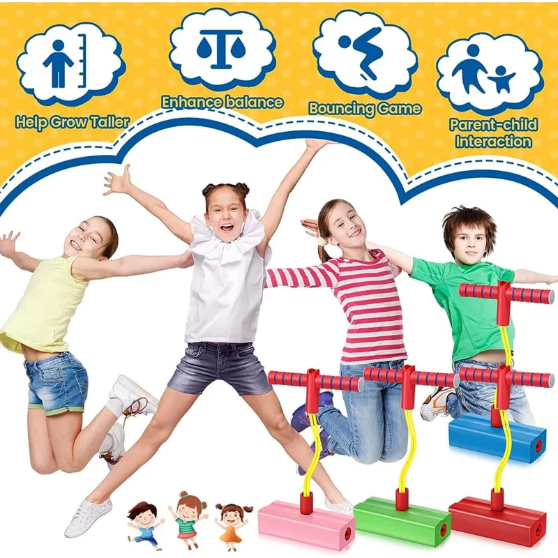 เด็กยาวความสูงของเล่นสมดุลโฟม Bouncing Strength การฝึกอบรมของเล่นกบกระโดดกีฬาเด็กในร่มกลางแจ้งกีฬาฟิตเนสอุปกรณ์