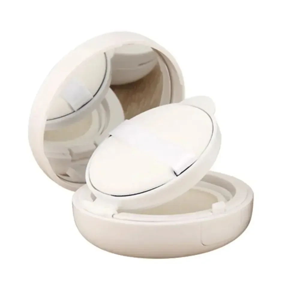 15g/0.5oz vazio almofada de ar puff caixa portátil recipiente de maquiagem cosmética com pó esponja espelho para bb creme fundação