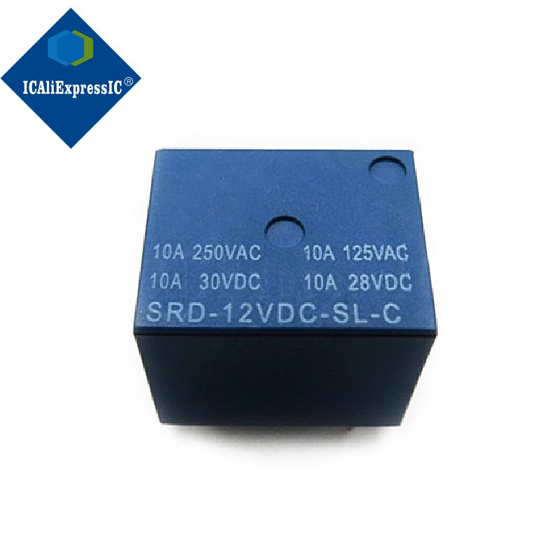 1 шт. SRD-12VDC-SL-C реле 12 В 5 футов 10 А высокий ток