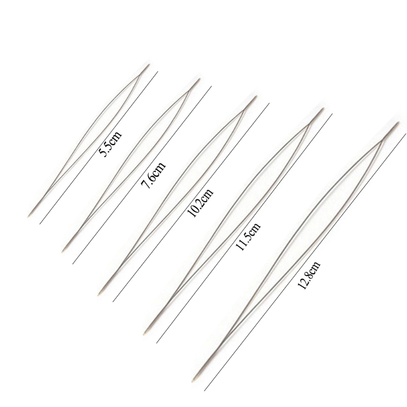 5/10/20Pcs Perlen Nadeln Pins Offene Gebogene Nadel Perlen Armband Halskette Schmuck Machen Werkzeuge Handgemachte Perlen Threading pin