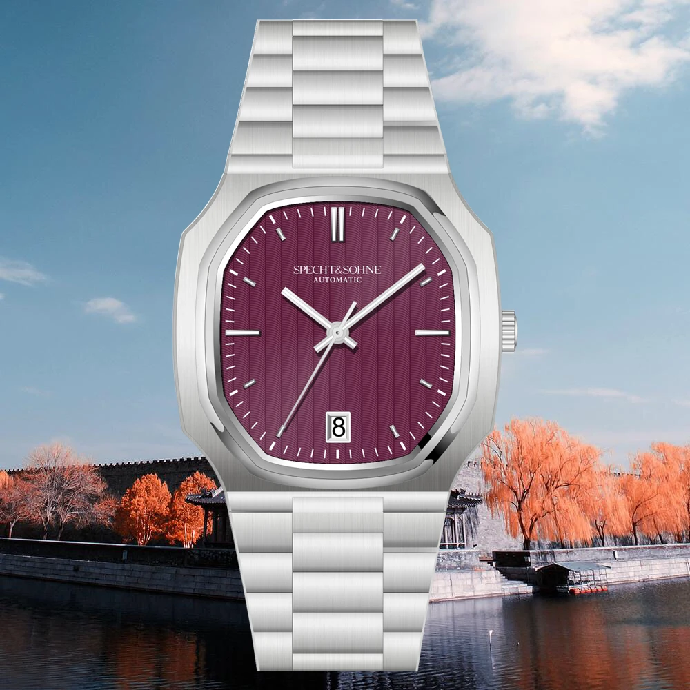 New Arrivals Specht&Sohne Watch 38MM Automatic Watches For Men Japan NH35 Movt Sapphire Crystal Stainless Steel 50M Waterproof