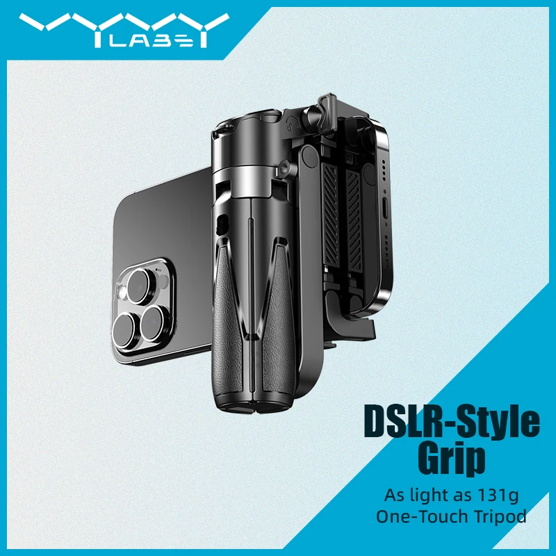 VYVYLABS Mini palo de Selfie con Bluetooth, palo de Vlog portátil remoto para iPhone y Android, plegable para transmisión en vivo