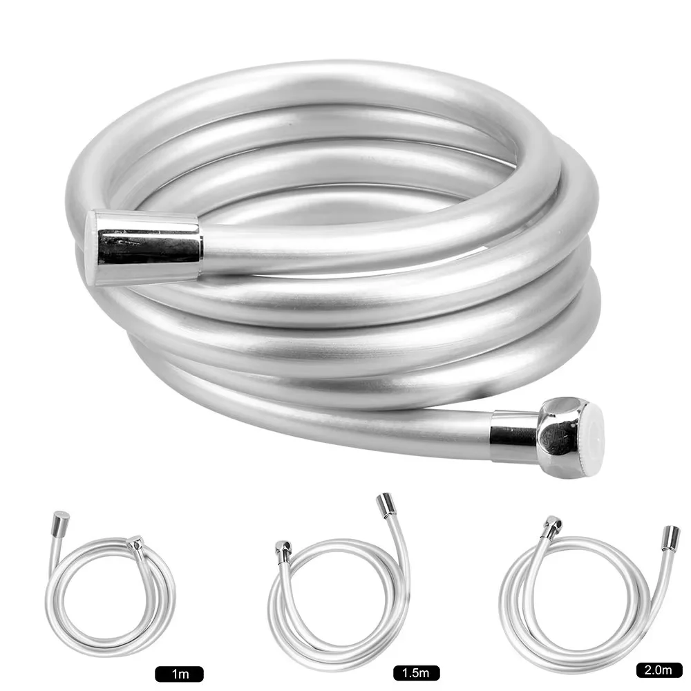 Tuyau de pomme de douche à main en PVC, universel, Flexible, Anti-enroulement, antidéflagrant, Tube d'eau, tuyau d'extension de robinet de salle de bains