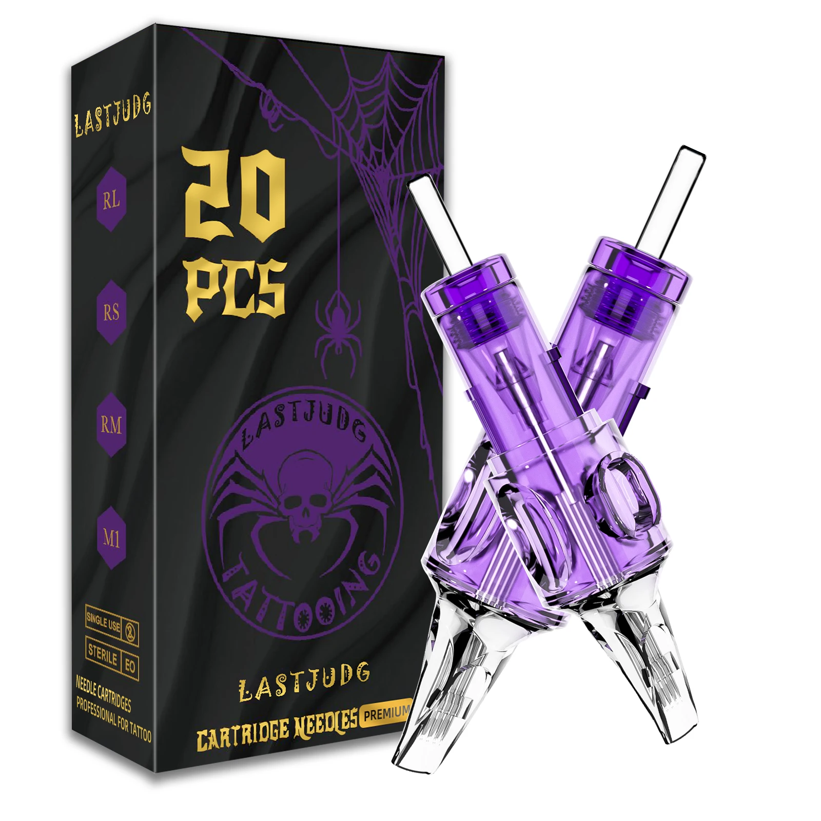Tattoo Patrone Nadeln 20Pcs LASTJUDG Tattoo Nadeln Für Make-Up Permanent Tattoo Maschine Kit Sicherheit Einweg Tattoo Nadeln