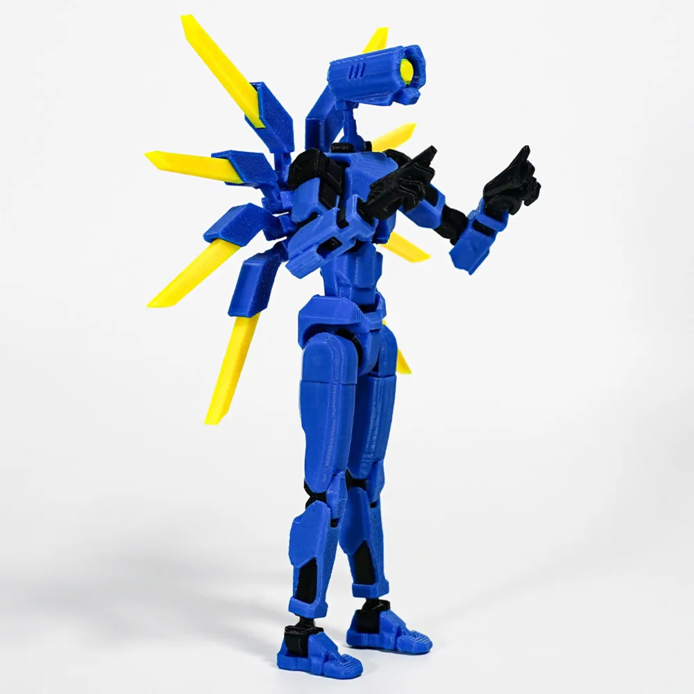 3D Printed Mannequin Dummy 13 Ultrakill V1 Series Toys Action Figures Multi-Jointed Movable Shapeshift Robot Children Gifts