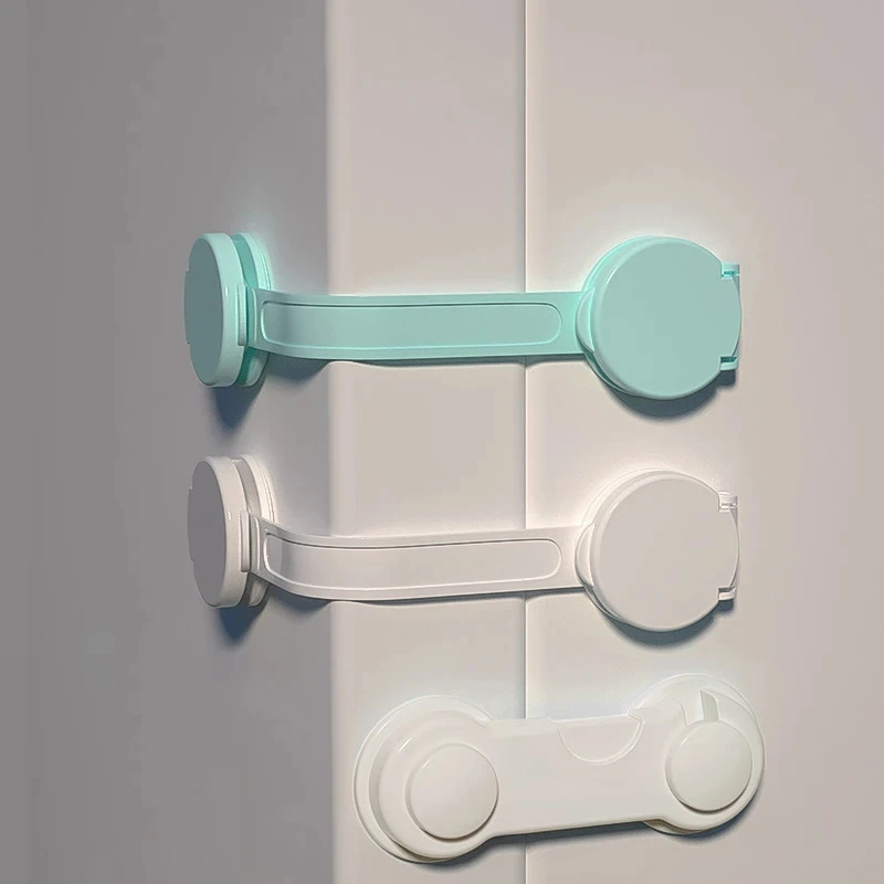 4/6 unids/lote protección de cerradura para niños cajón de bebé puerta de gabinete antiapertura refrigerador hebilla de bloqueo de seguridad antipellizco