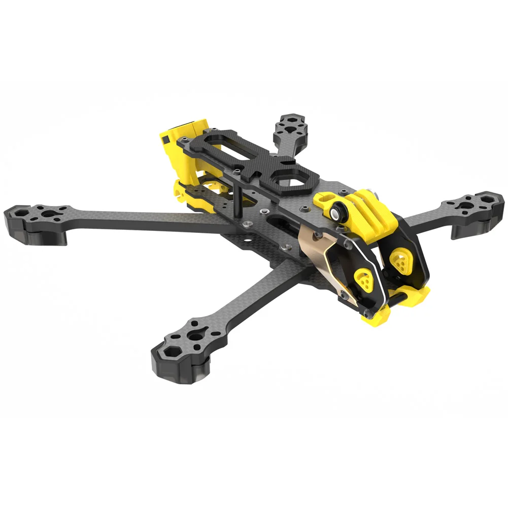 SpeedyBee Mario 5 Rahmen 5 Zoll DC/XH-Version mit Kohlefaserplatte FPV Freestyle RC Racing Drone für O3/O4 PRO
